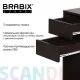 Стол письменный/компьютерный  "Scandi CD-017", 900х450х750 мм, 2 ящика, венге, 641896, ЦБ013706-3. Фото товара с разных ракурсов.