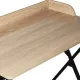 Стол на металлокаркасе BRABIX LOFT CD-008 (ш900*г500*в780мм), цвет дуб натуральный, 641865. Фото товара с разных ракурсов.