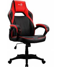 Кресло игровое Aerocool AС40C AIR черный/красный сиденье черный/красный полиуретан крестов.